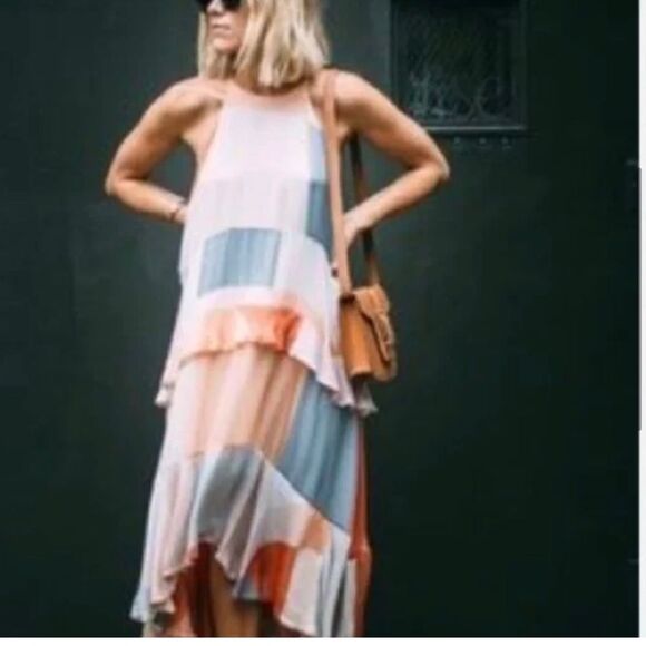 New zimmermann silk color block dress - Picture 4 of 11